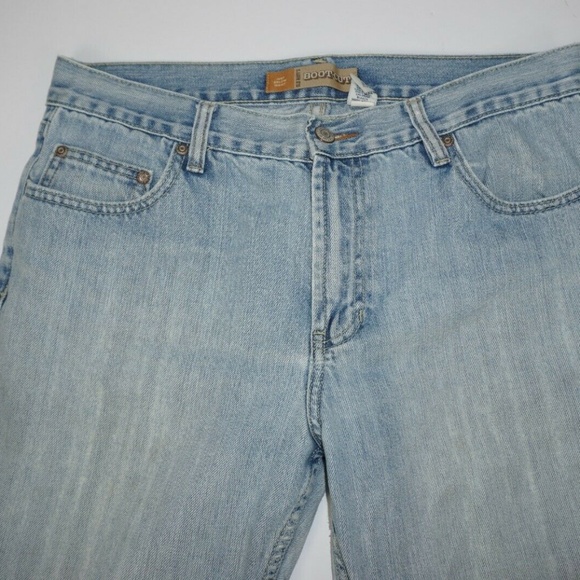 Old Navy Boot Cut Blue Jeans Light Wash, 100% Cotton - Picture 6 of 8